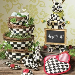 MacKenzie-Childs Courtly Check Heart Potholder* Kitchen & Table Linens