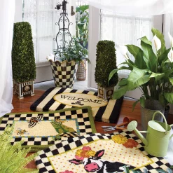 MacKenzie-Childs Courtly Check Jumbo Garden Pot* Pots & Planters