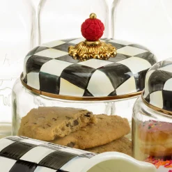 MacKenzie-Childs Courtly Check Kitchen Canister - Large* Room Accents