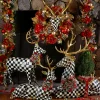 MacKenzie-Childs Courtly Check Large Deer* Room Accents