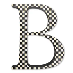 MacKenzie-Childs Courtly Check Letter - B* Room Accents