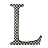 MacKenzie-Childs Courtly Check Letter - L* Room Accents