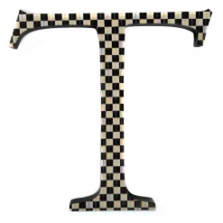 MacKenzie-Childs Courtly Check Letter - T* Room Accents