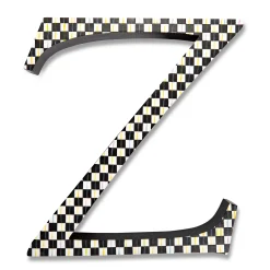 MacKenzie-Childs Courtly Check Letter - Z* Room Accents
