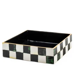 MacKenzie-Childs Courtly Check Luncheon Napkin Holder* Outdoor Entertaining