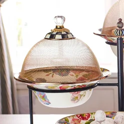 MacKenzie-Childs Courtly Check Mesh Dome - Small* Outdoor Entertaining