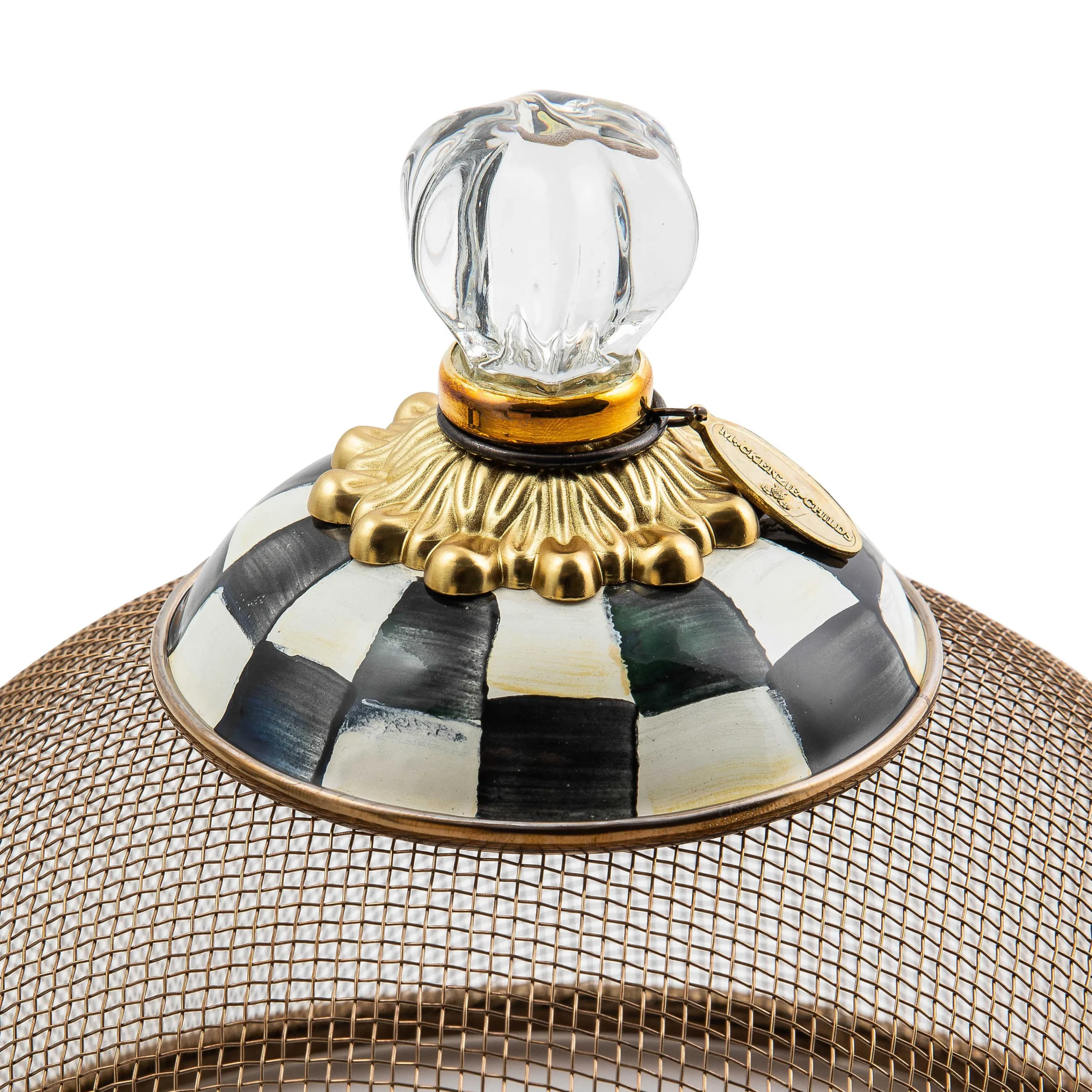 MacKenzie-Childs Courtly Check Mesh Dome - Small* Outdoor Entertaining