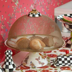MacKenzie-Childs Courtly Check Mesh Dome - Large* Outdoor Entertaining