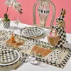 MacKenzie-Childs Courtly Check Orchid Drop In* Greenery & Florals