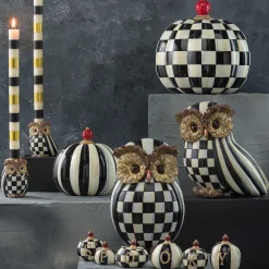 MacKenzie-Childs Courtly Check Owl* Room Accents