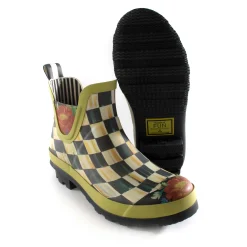 MacKenzie-Childs Courtly Check Rain Boots - Short - Size 5* Outdoor Decor