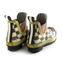 MacKenzie-Childs Courtly Check Rain Boots - Short - Size 5* Outdoor Decor
