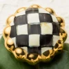MacKenzie-Childs Courtly Check Round Knob* Room Accents
