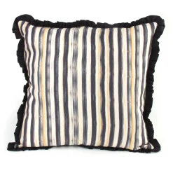 MacKenzie-Childs Courtly Check Ruffled Square Pillow* Pillows, Throws, & Cushions