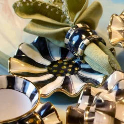 MacKenzie-Childs Courtly Check Saucer* Outdoor Entertaining