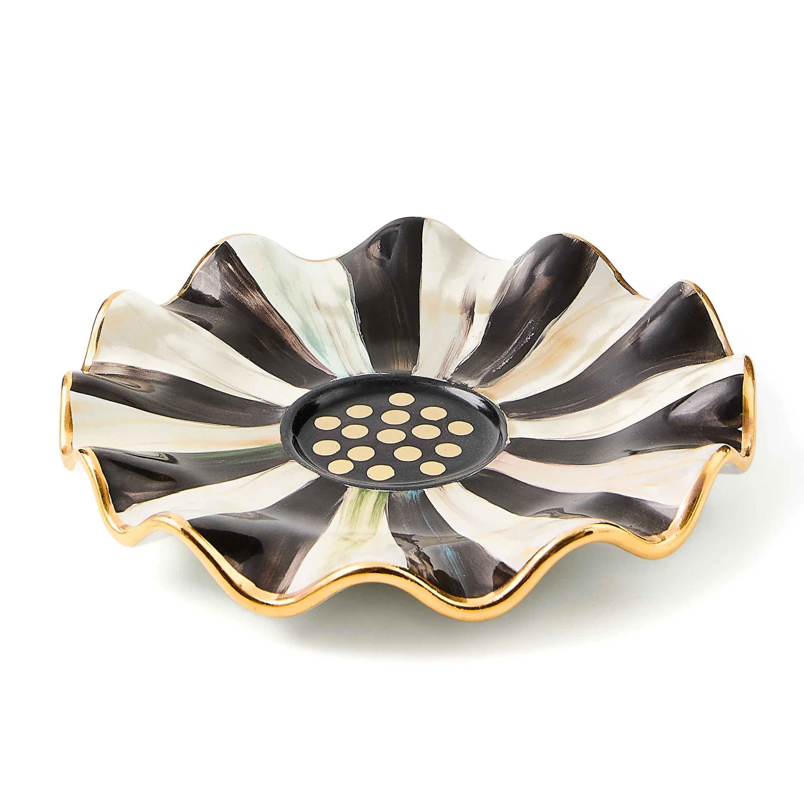 MacKenzie-Childs Courtly Check Saucer* Outdoor Entertaining