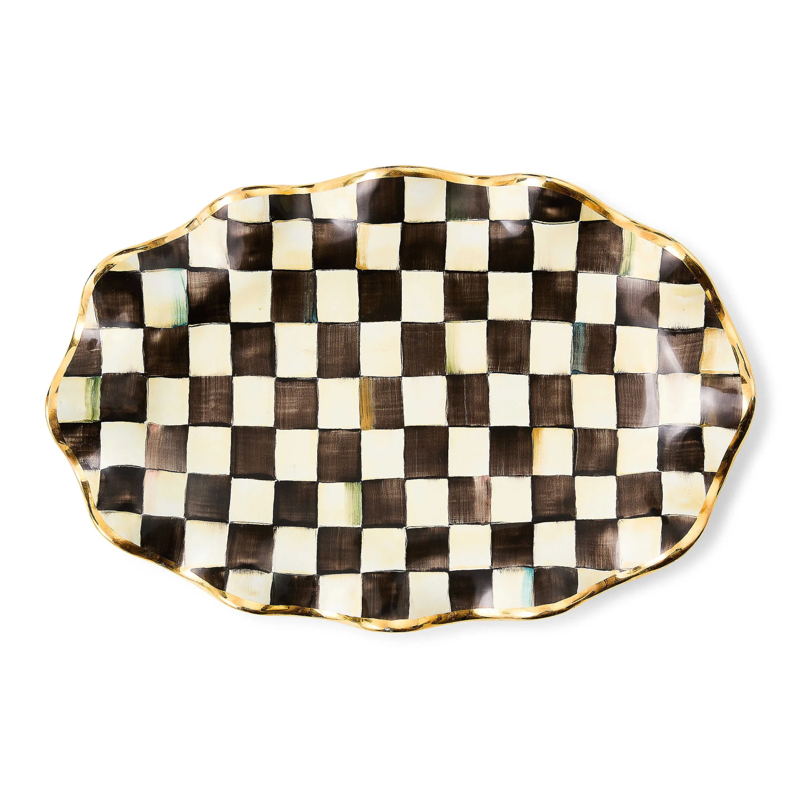MacKenzie-Childs Courtly Check Serving Platter* Outdoor Entertaining