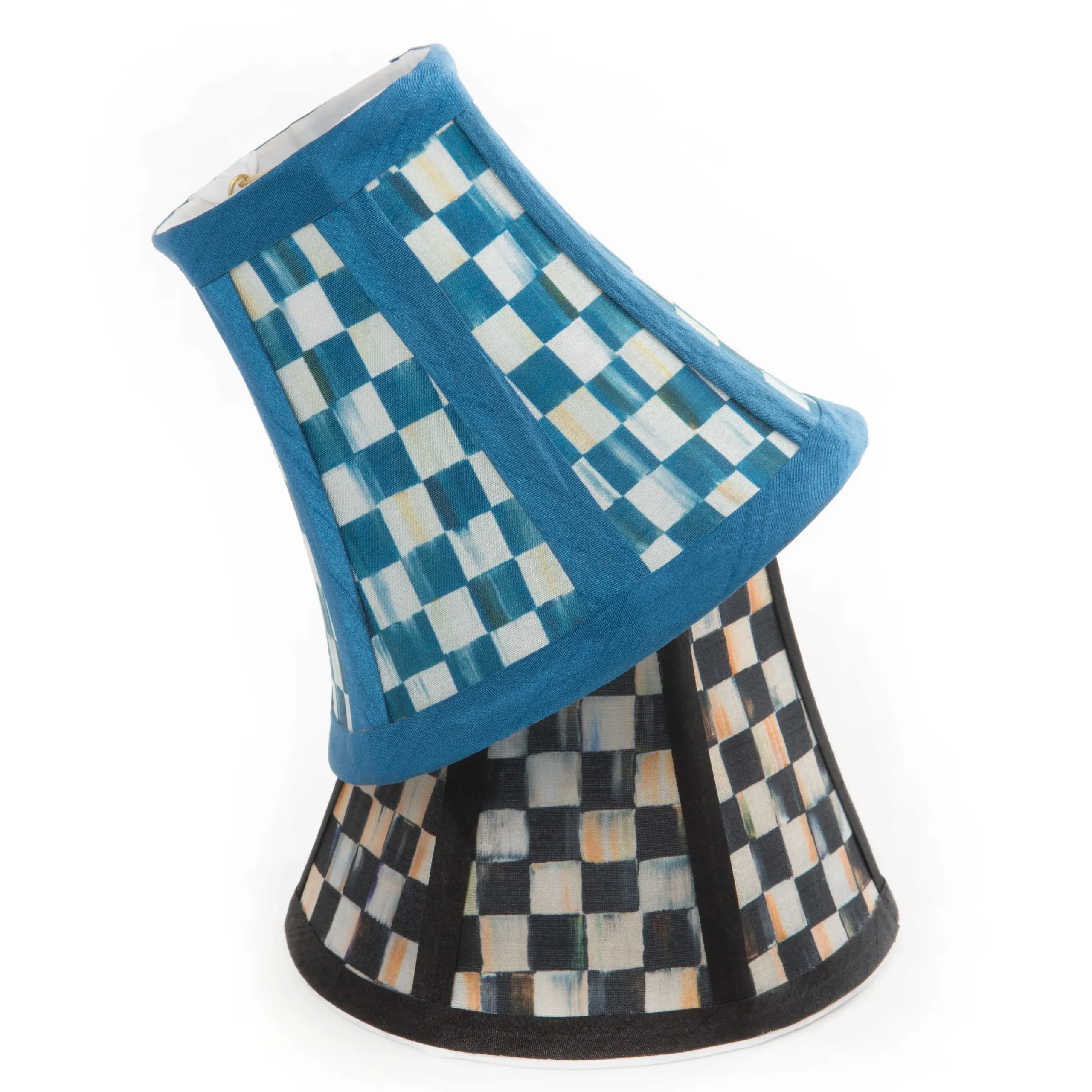 MacKenzie-Childs Courtly Check Shade - Chandelier* Room Accents