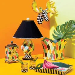 MacKenzie-Childs Courtly Check Small Moose* Room Accents