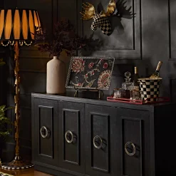 MacKenzie-Childs Courtly Check Small Moose* Room Accents