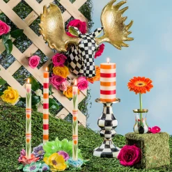 MacKenzie-Childs Courtly Check Small Moose* Room Accents