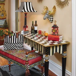 MacKenzie-Childs Courtly Check Small Moose* Room Accents