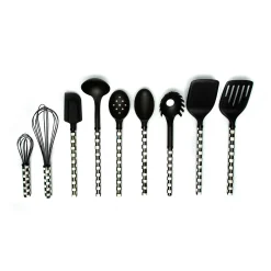 MacKenzie-Childs Courtly Check Spoon - Black* Kitchen Utensils & Tools