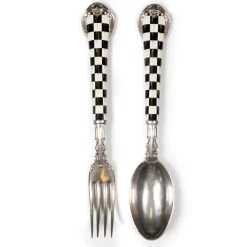 MacKenzie-Childs Courtly Check Spoon & Fork* Room Accents