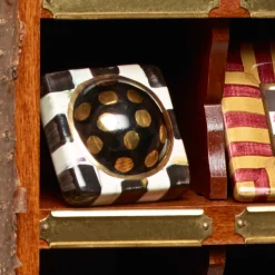 MacKenzie-Childs Courtly Check Square Knob* Room Accents