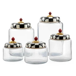 MacKenzie-Childs Courtly Check Storage Canister - Bigger* Kitchen Storage & Organization