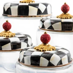 MacKenzie-Childs Courtly Check Storage Canister - Bigger* Kitchen Storage & Organization