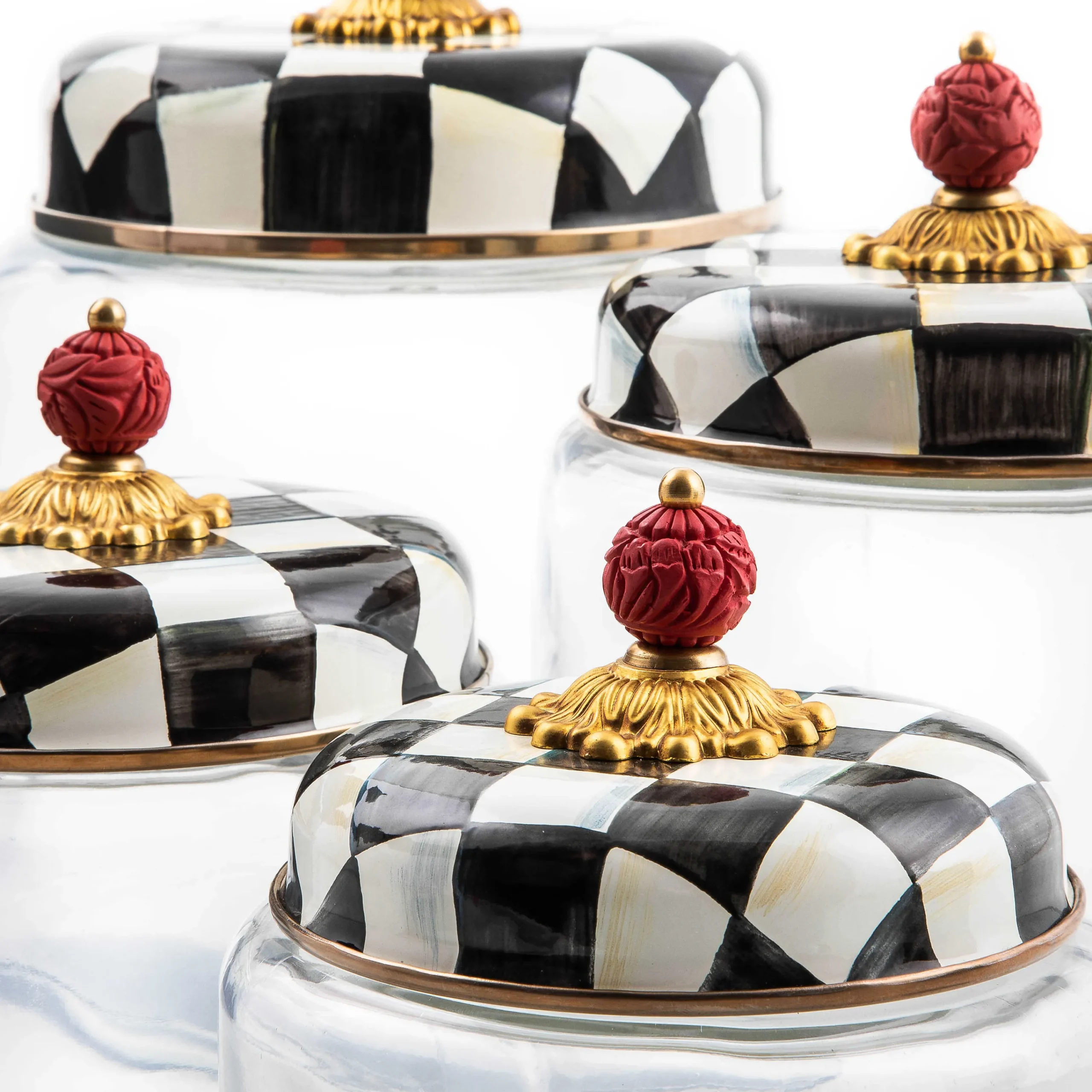 MacKenzie-Childs Courtly Check Storage Canister - Bigger* Kitchen Storage & Organization