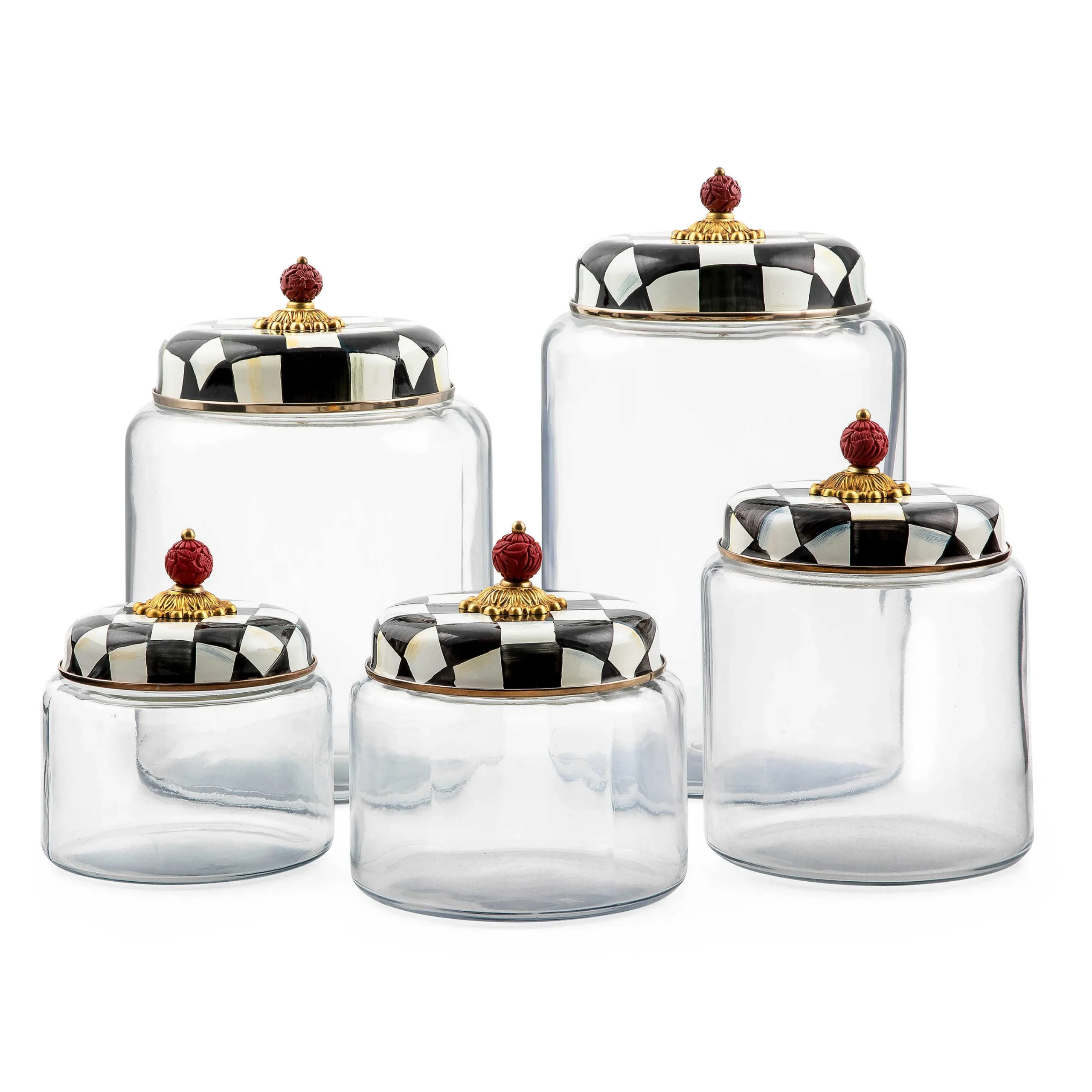 MacKenzie-Childs Courtly Check Storage Canister - Big* Kitchen Storage & Organization