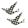 MacKenzie-Childs Courtly Check Swallowtail Duo Wall Decor* Room Accents