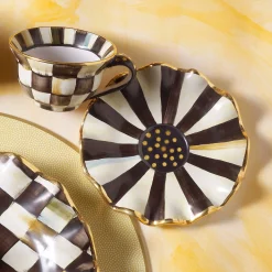 MacKenzie-Childs Courtly Check Teacup* Outdoor Entertaining