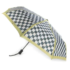 MacKenzie-Childs Courtly Check Travel Umbrella* Outdoor Decor