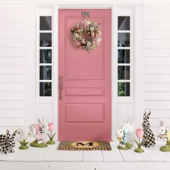 MacKenzie-Childs Courtly Check Trophy Bunnies - Set Of 2* Outdoor Decor