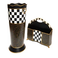 MacKenzie-Childs Courtly Check Umbrella Stand* Room Accents