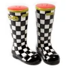 MacKenzie-Childs Courtly Check Wellies Salt & Pepper Set* Outdoor Entertaining