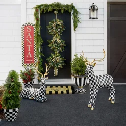 MacKenzie-Childs Courtly Check Wreath Hanger* Entryway & Porch