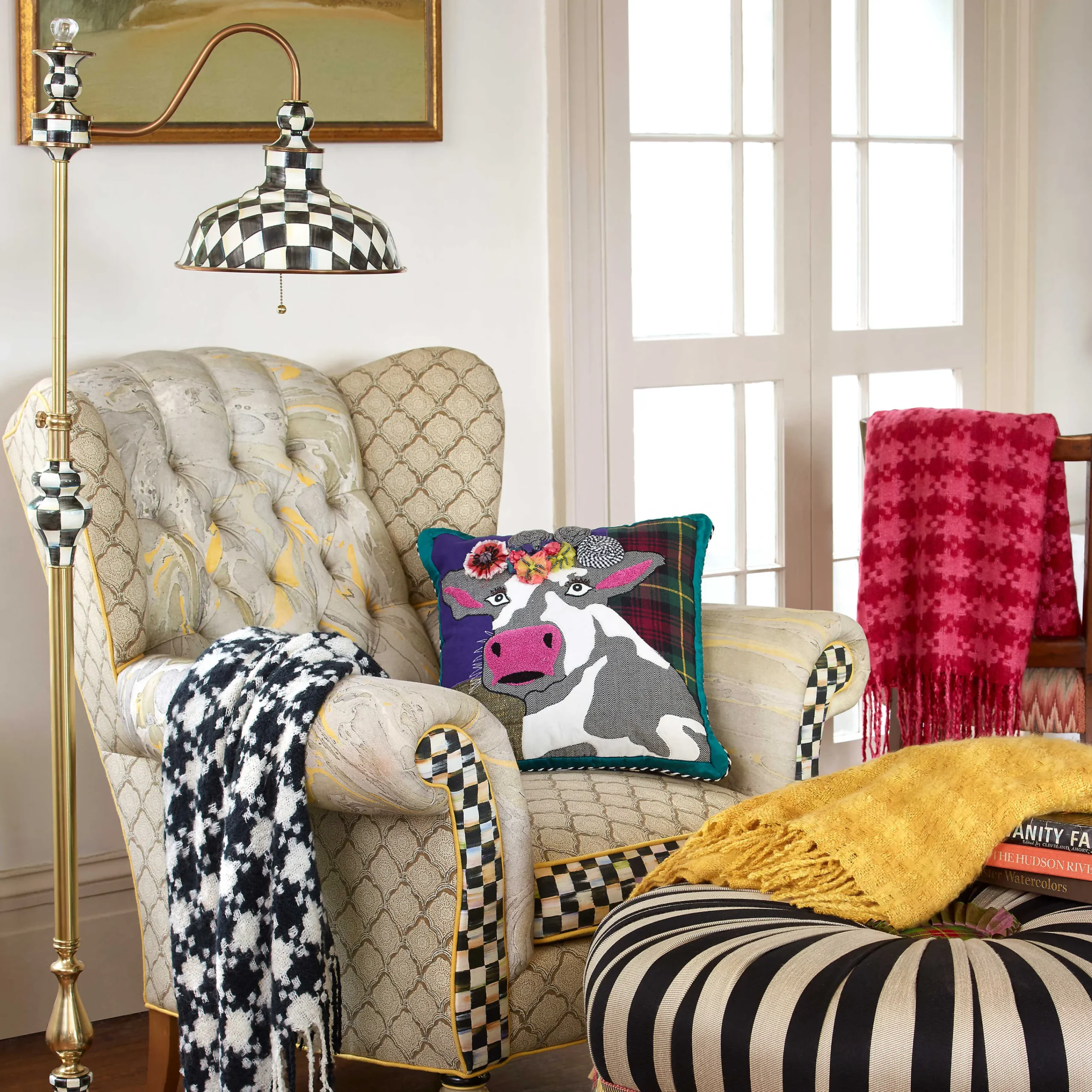 MacKenzie-Childs Courtly Farmhouse Floor Lamp* Lighting