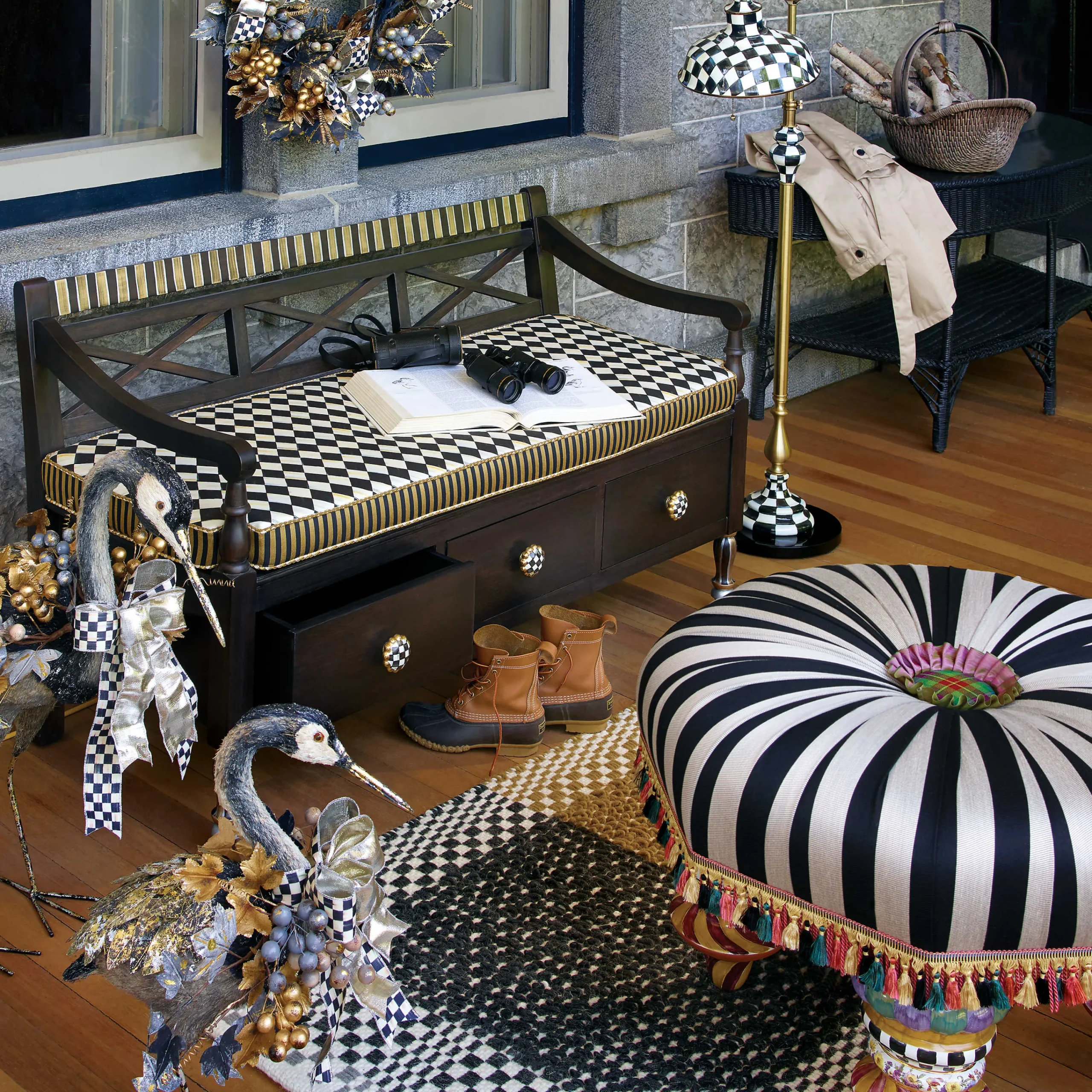 MacKenzie-Childs Courtly Farmhouse Floor Lamp* Lighting