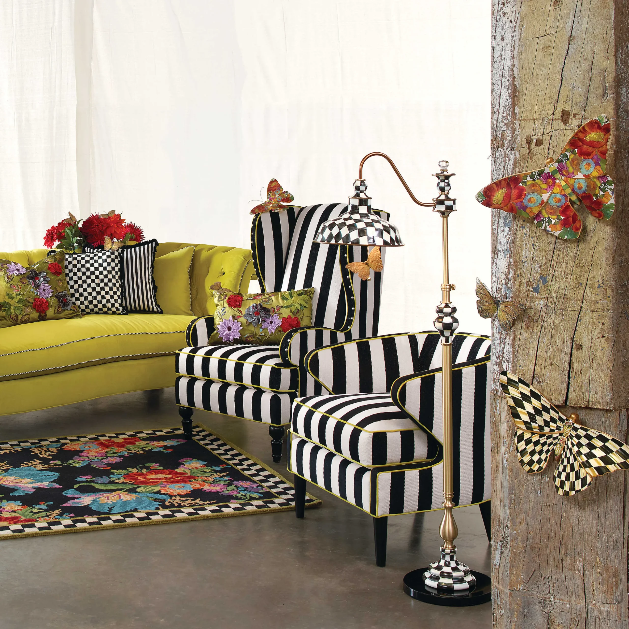 MacKenzie-Childs Courtly Farmhouse Floor Lamp* Lighting