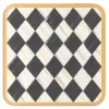 MacKenzie-Childs Courtly Harlequin Cork Back Coasters - Set Of 4* Table Accessories
