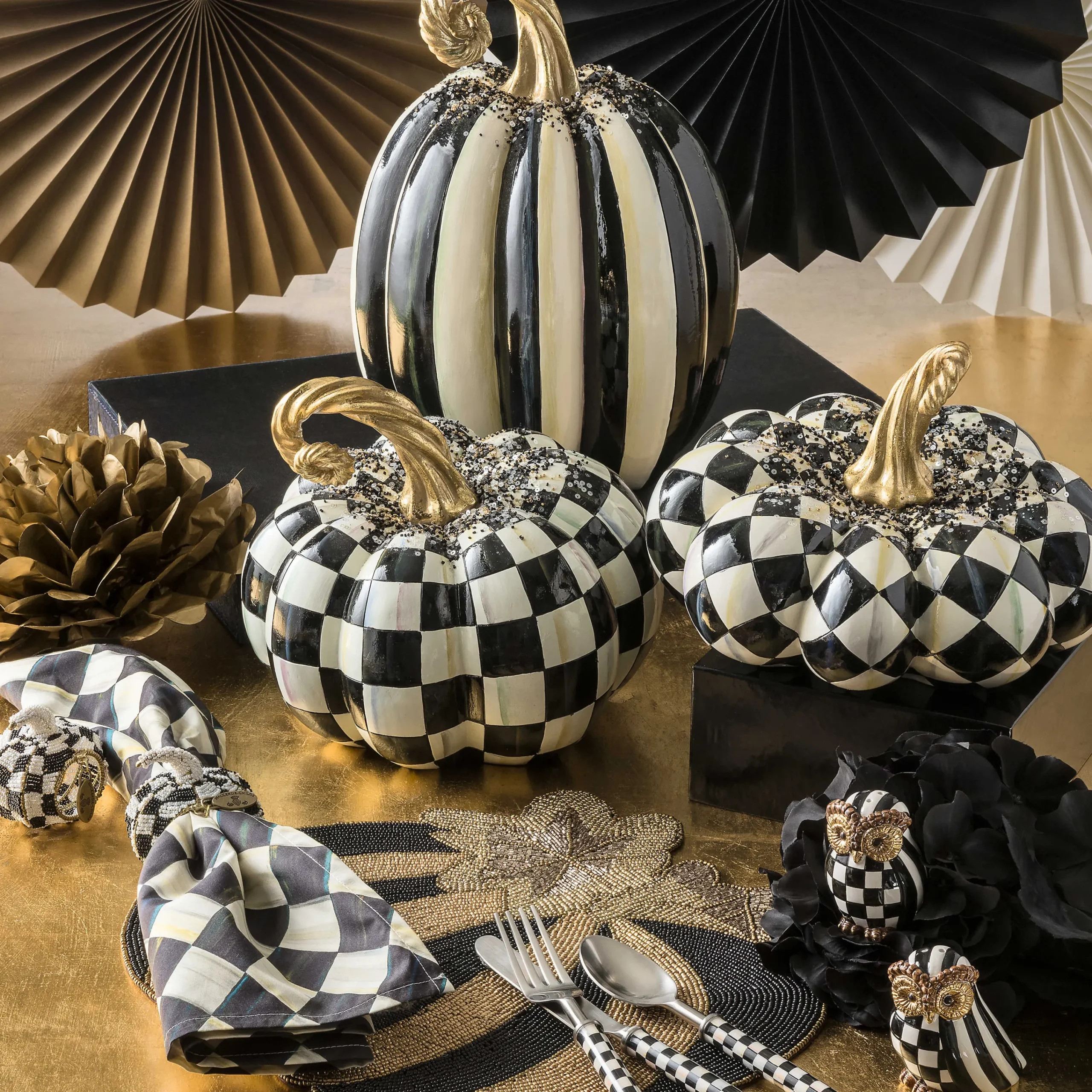 MacKenzie-Childs Courtly Harlequin Napkin* Kitchen & Table Linens