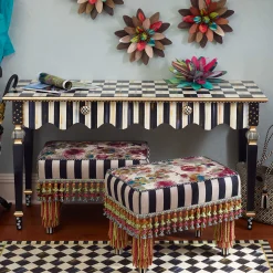 MacKenzie-Childs Courtly Stripe Console Table* Storage Furniture