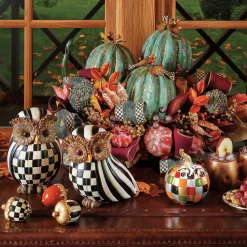 MacKenzie-Childs Courtly Stripe Owl* Room Accents