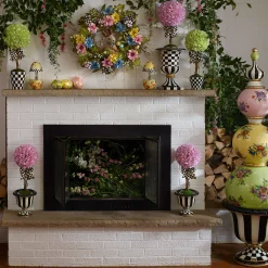 MacKenzie-Childs Courtly Stripe Urn* Pots & Planters