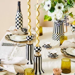 MacKenzie-Childs Courtly Teacup Salt & Pepper Set* Outdoor Entertaining