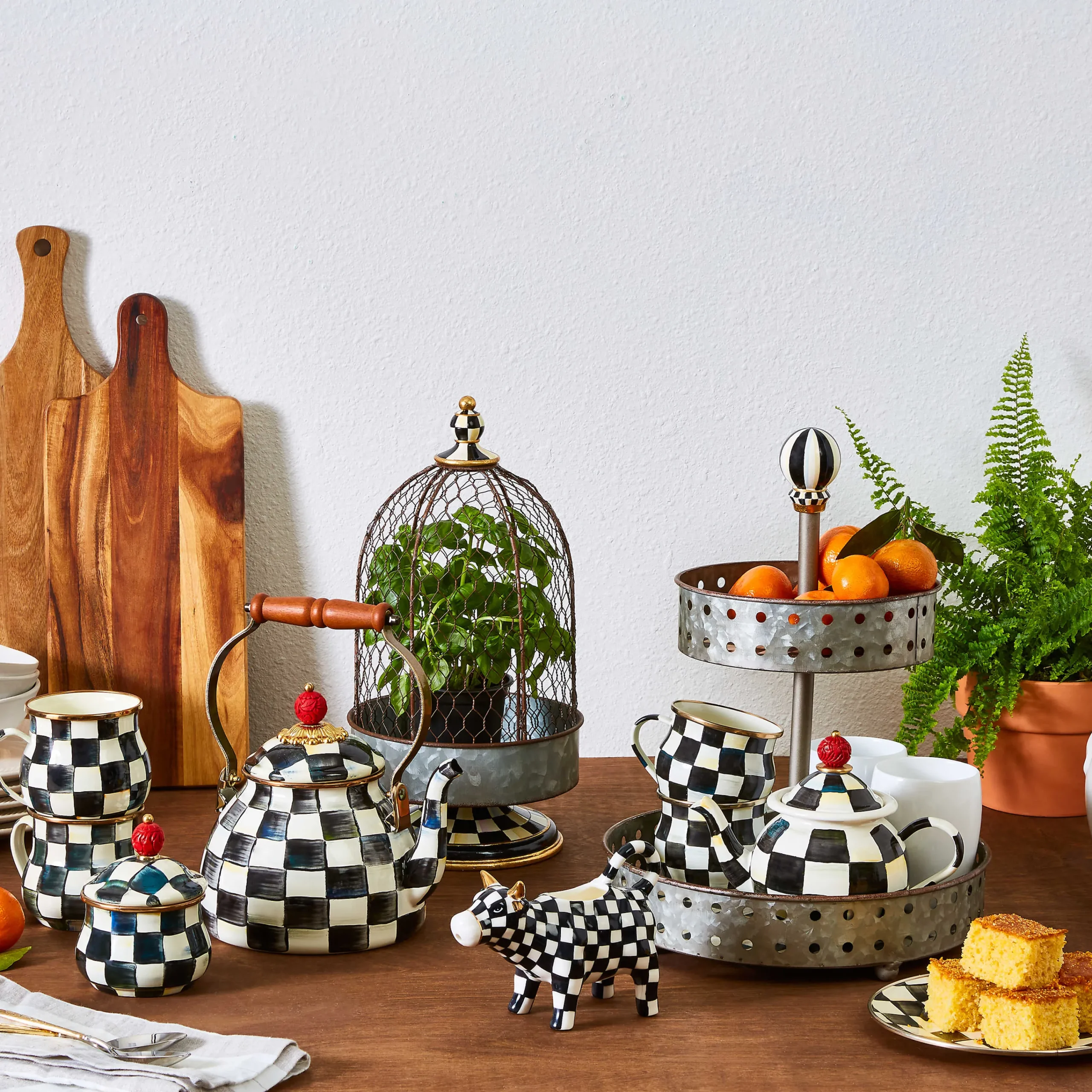 MacKenzie-Childs Courtly Tin Cloche* Outdoor Entertaining